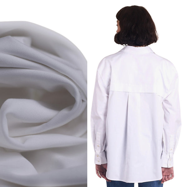 Atelier Brunette - 'Oxford' Cotton | Optic White *Last Piece 2.25m